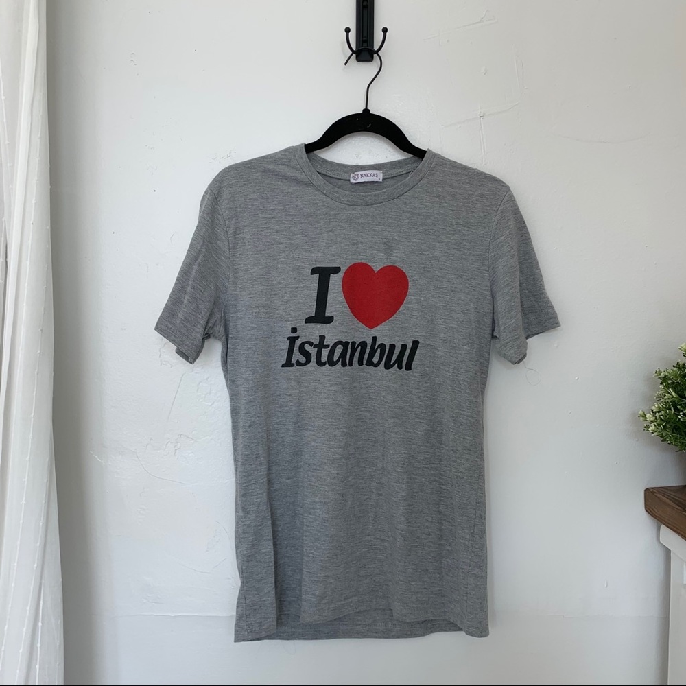 Turkey Istanbul Short Sleeve T Shirt Grey Small